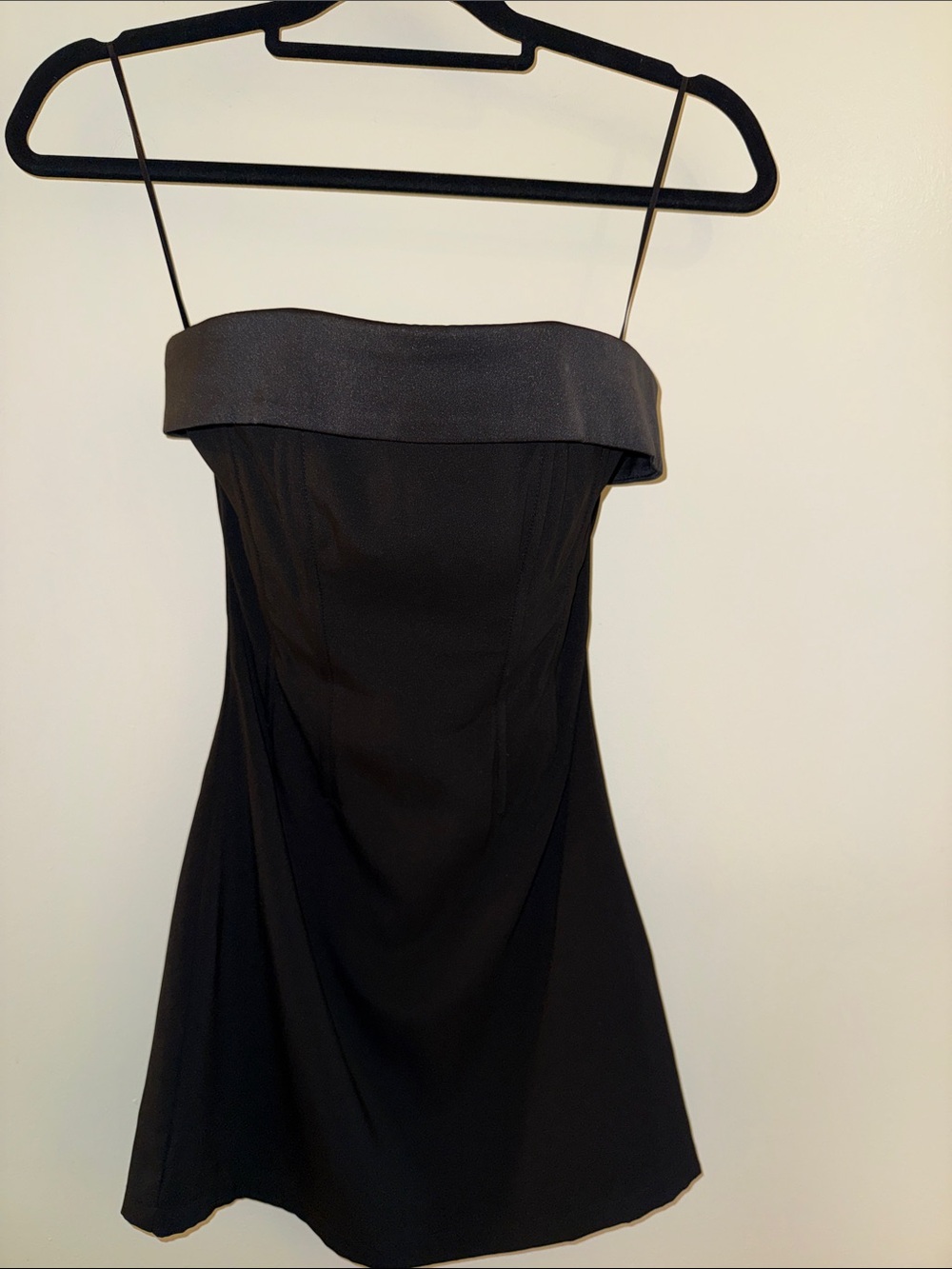 With Jean Strapless Chloe Corset Black Mini Dress  Size XXS